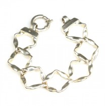 bratara " Contemporary Chainmaille ". argint. Franta. anii '90